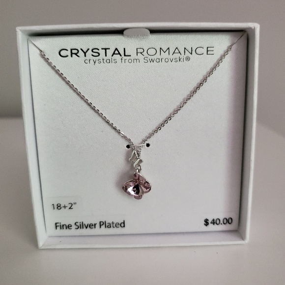 Swarovski crystals floating butterflies necklace - Picture 2 of 7